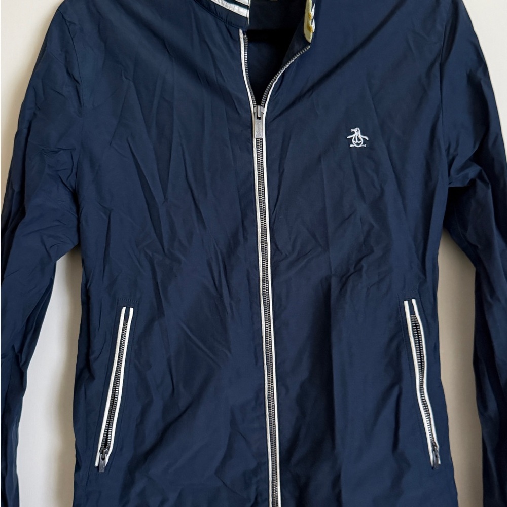 Original Penguin Dark Blue Windbreaker